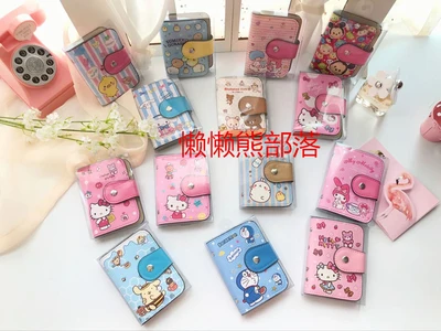 

IVYYE 1PCS Doraemon Mickey Anime Plush Card Holder PU Cartoon Credit ID Bags Zipper Coin Bus Card Wallet Kid Girls Gifts New
