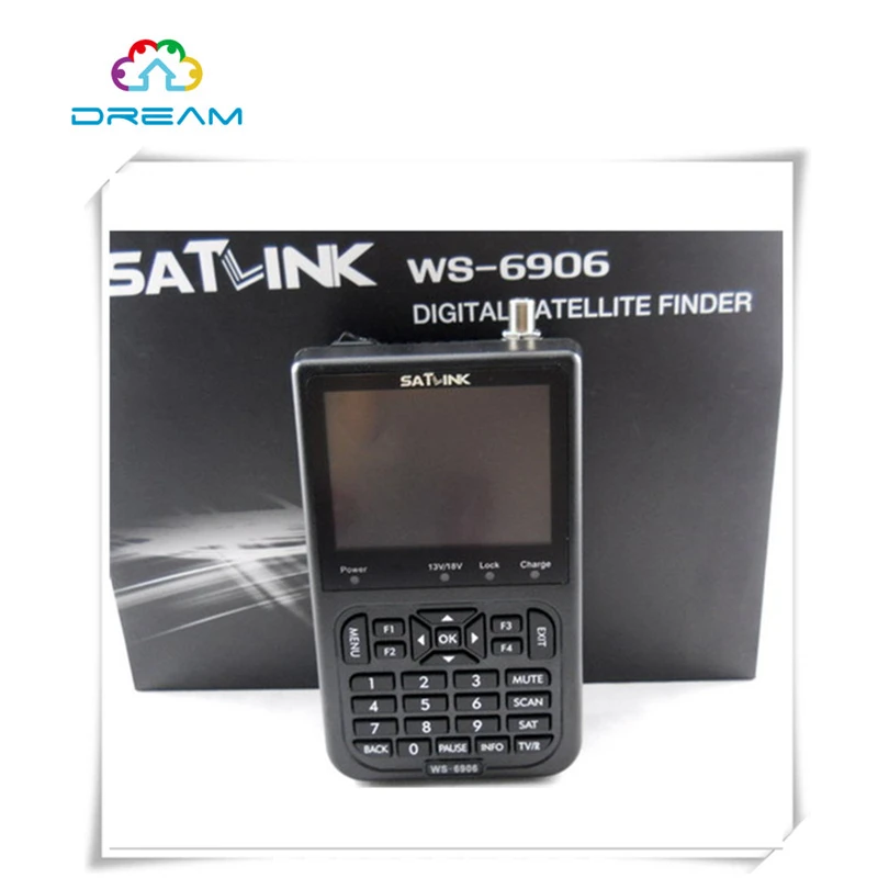 5pc Satlink WS 6906 3.5" DVB S FTA digital satellite meter satellite
