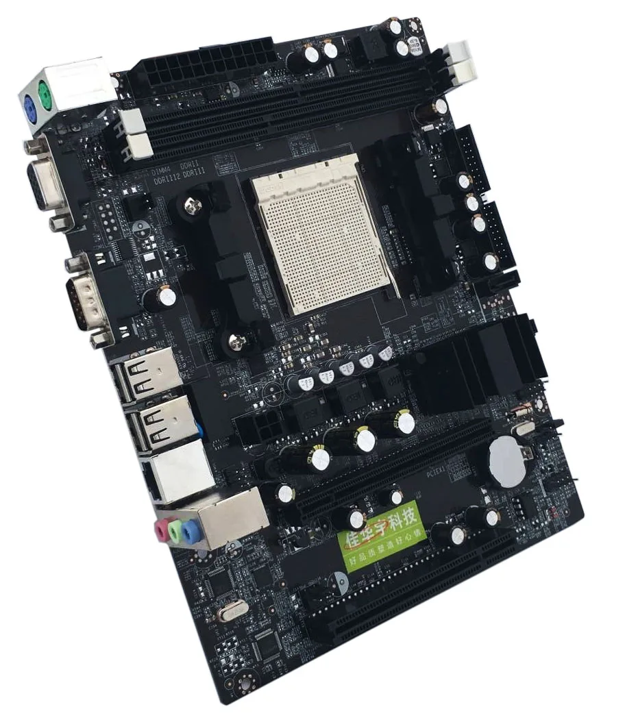 

JIAHUAYU C68 Motherboard MCP68/61 For AMD AM2 AM3 DDR2*1 667/800 MHz DDR3*1 1333MHz PCI-E SATA2.0 USB2.0 VGA M-ATX