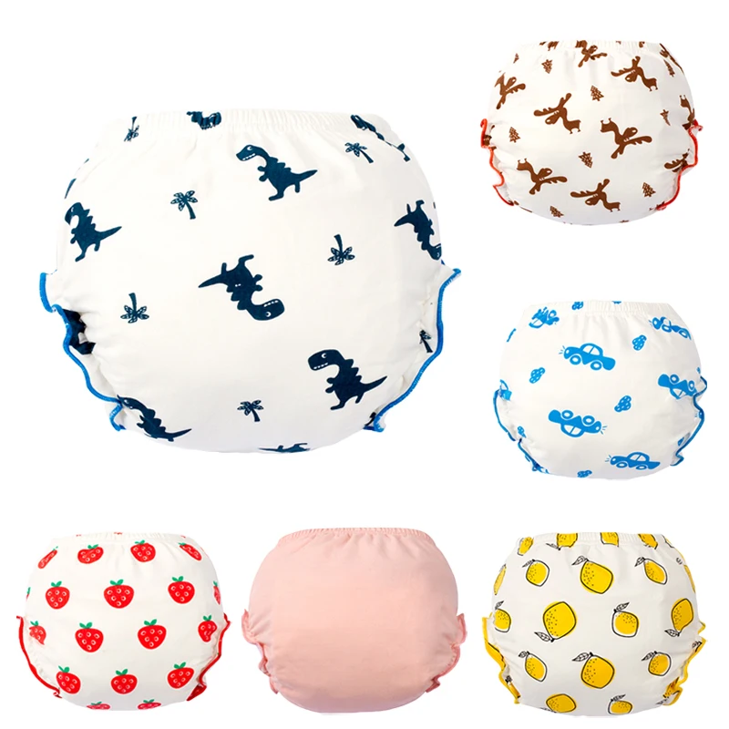 animal &  Fruit print baby underwears potty training pants