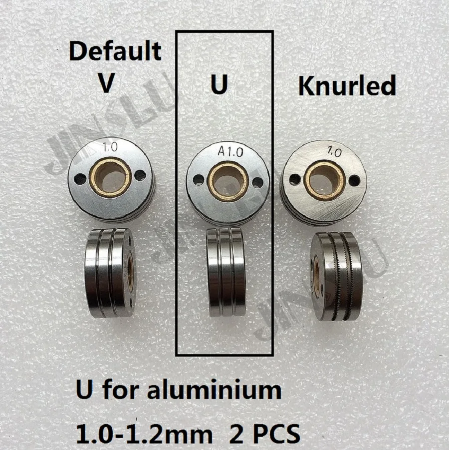 Roller 2 PCS 1.0 1.2mm U Groove for 76ZY 02AV Mig Wire Feeder Motor