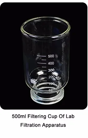 2L filter head of vacuum filtration apparatus (10)