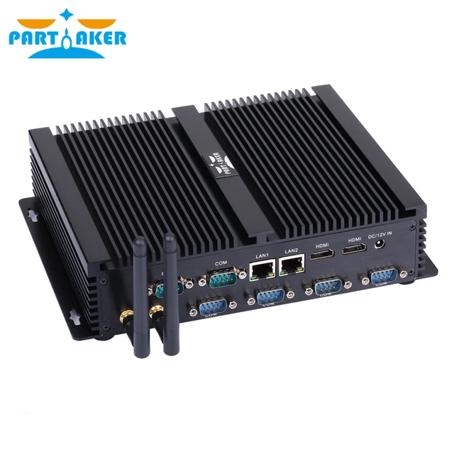 Special Price Partaker I4 Mini Computer Fanless Mini PC Windows 10 Core i3 4010U i5 4200U i7 4510U Dual LAN 6*RS232 industrial PC Rugged PC Special Price Partaker I4 Mini Computer Fanless Mini PC Windows 10 Core i3 4010U i5 4200U i7 4510U Dual LAN 6*RS232 industrial PC Rugged PC