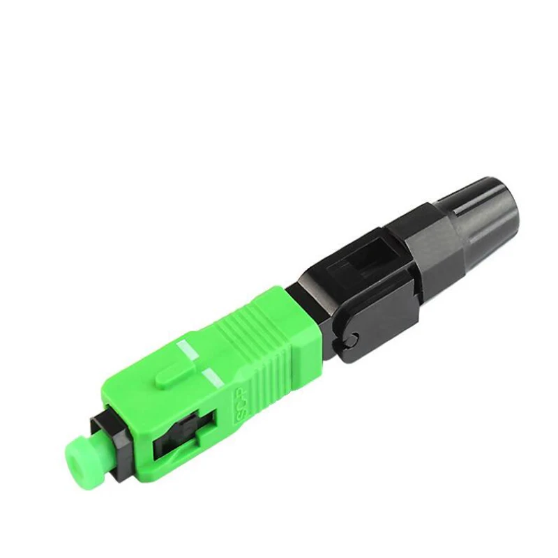100PCS FTTH Fast Connector SC APC SC UPC Fiber Optic single mode SC APC FTTH Fibra Optica Fast Connector New free shipping
