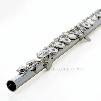 

Open-hole high-grade level playing 16 holes C flute colors closed-hole C tune cupro nickel plated flute beginners C flute