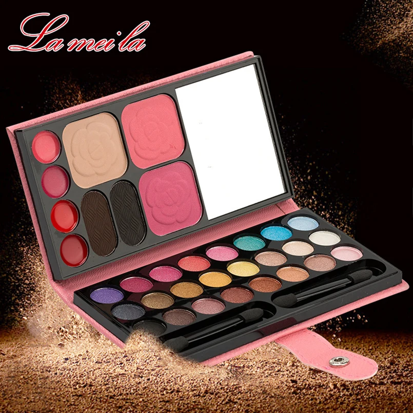 

New Brand 33Colors Makeup Set Eyeshadow Lipstick Eyebrow&Blusher Makeup Kit Long Lasting Easy to Wear Cosmetics Sets Maquiagem