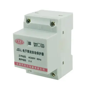 

AC 220V 3A 35mm DIN Rail Motor Protector Controller Electronic Circuit Breaker