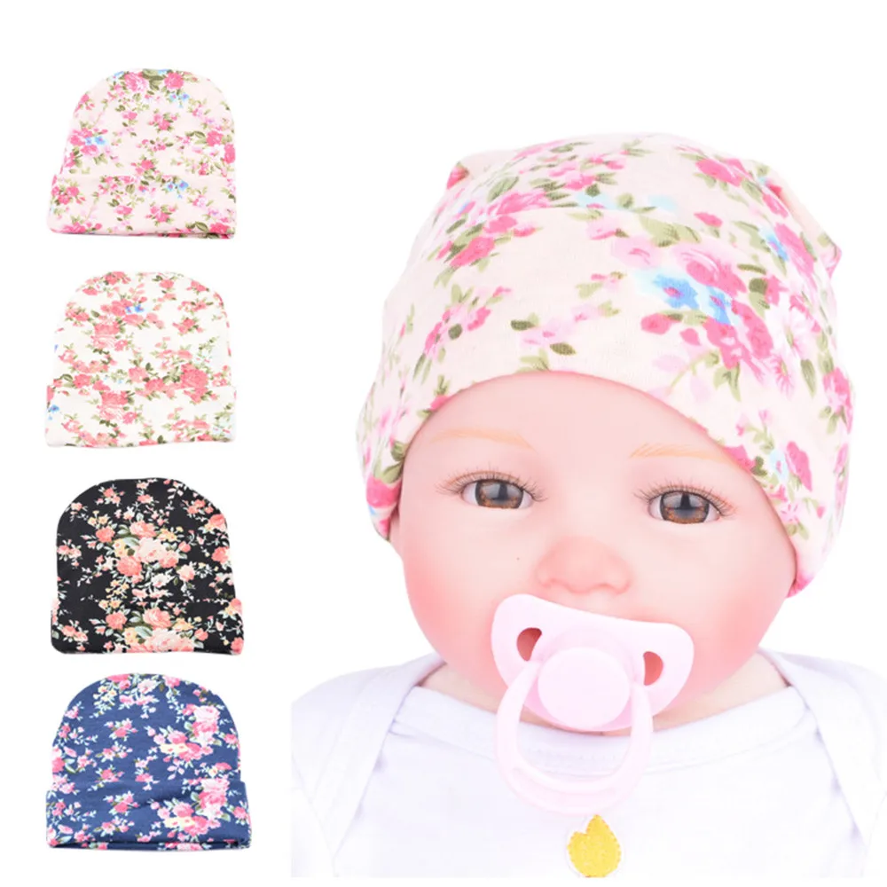 

baby muts newborn Hat Newborn Baby Hats With Flower Hat baby boy photography props gorro recien nacido Dropshipping #Z20