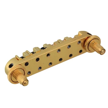 

SEWS-Roller Saddle Bridge with Posts and Spanner For Electric Guitar Golden