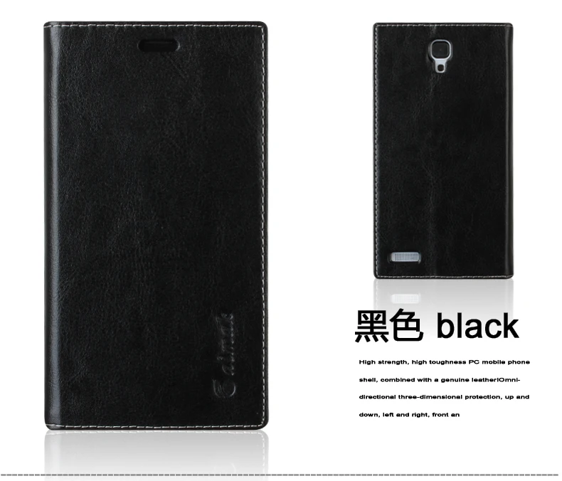 Присоски чехол для Xiaomi Redmi Note/Note 2 высокое качество роскошные Пояса из натуральной кожи флип стоять Мобильный телефон сумка+ Бесплатный подарок - Цвет: Note Black