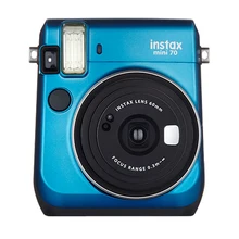 Fuji Fujifilm Instax Mini 70 мгновенная пленочная камера со стильным плечевым ремнем-синий