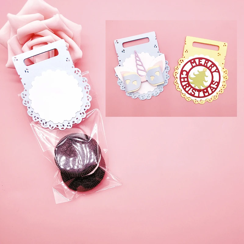 

METAL CUTTING DIES 2018 NEW Flower circle Layed Bag Topper cutting die for Scrapbook paper craft card album punch knife cutter