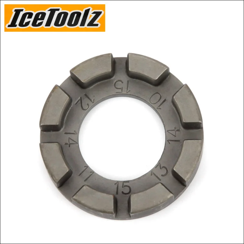 Icetoolz 12F8 велосипед инструменты для ремонта 10 г 11 12 13 14 15 Cr-Mo Сталь спицевый ключ |