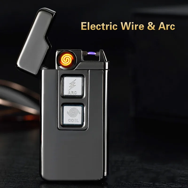 New Arc Dual purpose Ignition Induction Touch Windproof Plasma Lighters