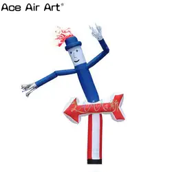Новый рекламный надувная аэродинамическая Танцующая фигура/настольный воздушный танцор/ветреный человек для события
