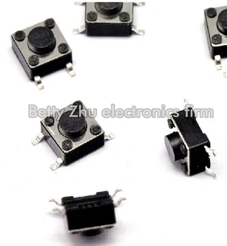 

1000PCS/LOT 6 * 6 * 4.5MM SMD Tact Switch 4-pin micro / button switch