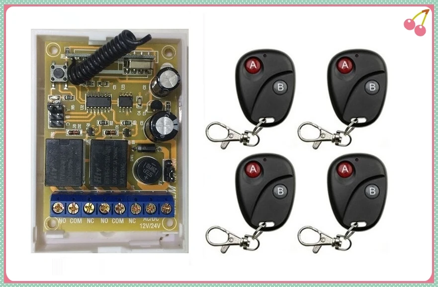 DC12V 2CH Wireless переключатель системы дистанционного управления teleswitch 1 * приемник + 20