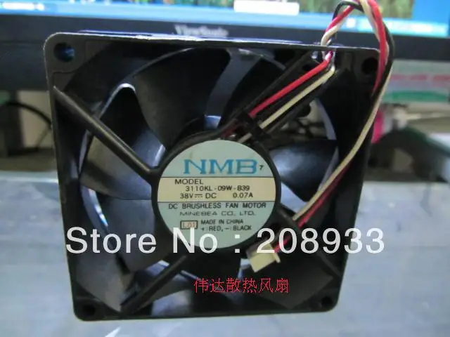 

For NMB 8025 DC 38V 0.07A 3110KL-09W-B39