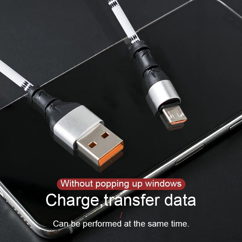 Ersuki USB Micro кабель для быстрой зарядки usb зарядный Huawei Samsung Xiaomi передачи данных Android