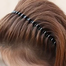 Fashion Mens Women Unisex Black Wavy Hair Head Hoop Band Sport Headband Hairband hair accessories Fashion Mens Women Unisex Black Wavy Hair Head Hoop Band Sport Headband Hairband hair accessories