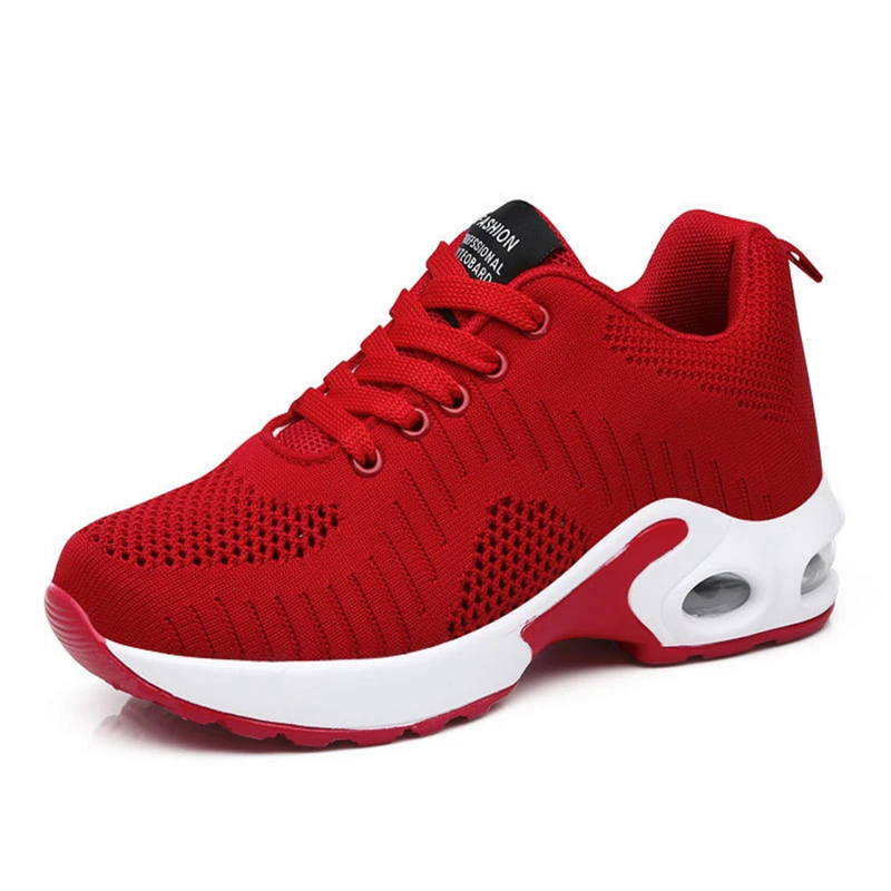 

2018 women casual shoes woman fashion Cushion Air damping shoes four seasons Leather net shoes zapatos mujer tenis feminino
