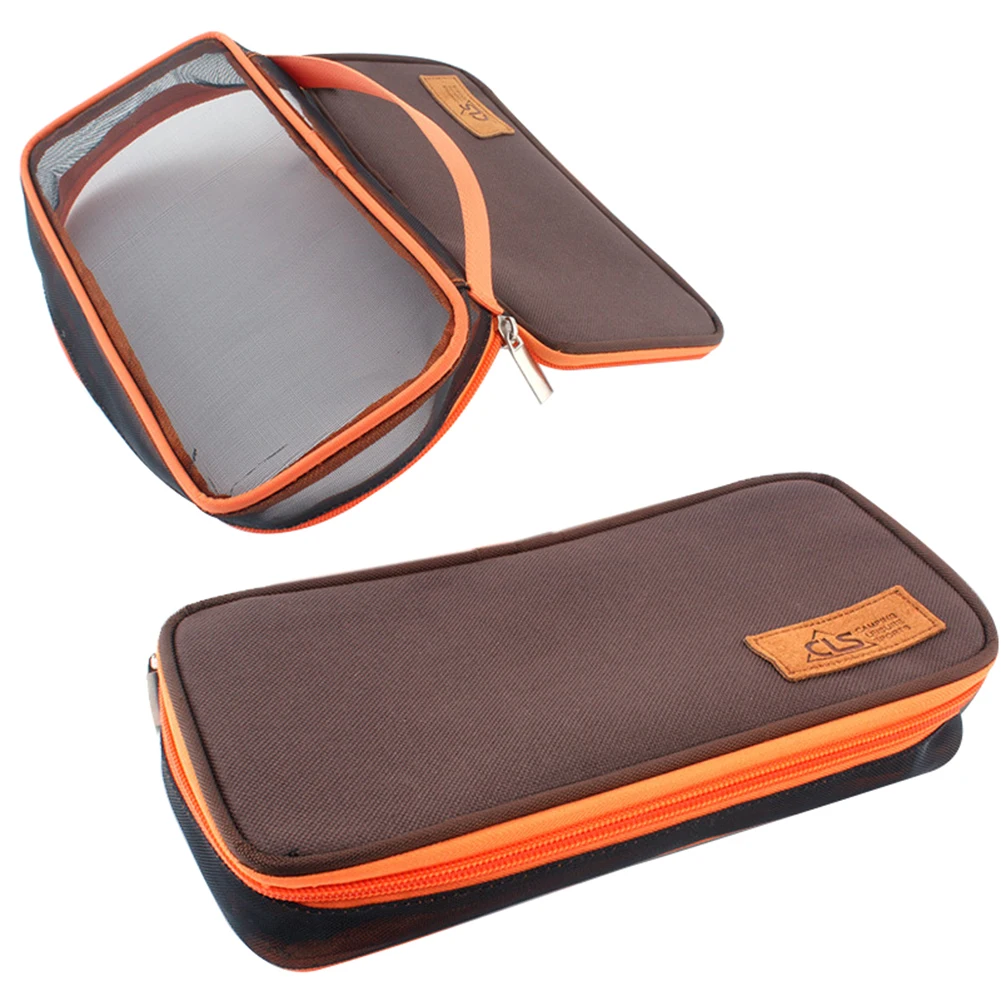 المحمولة شبكة مجفف حقيبة في الهواء الطلق الشوك و سكين مجفف المنظم شواء نزهة تخزين حقيبة Comestics غسل يد السفر مخيم تنزه حقيبة