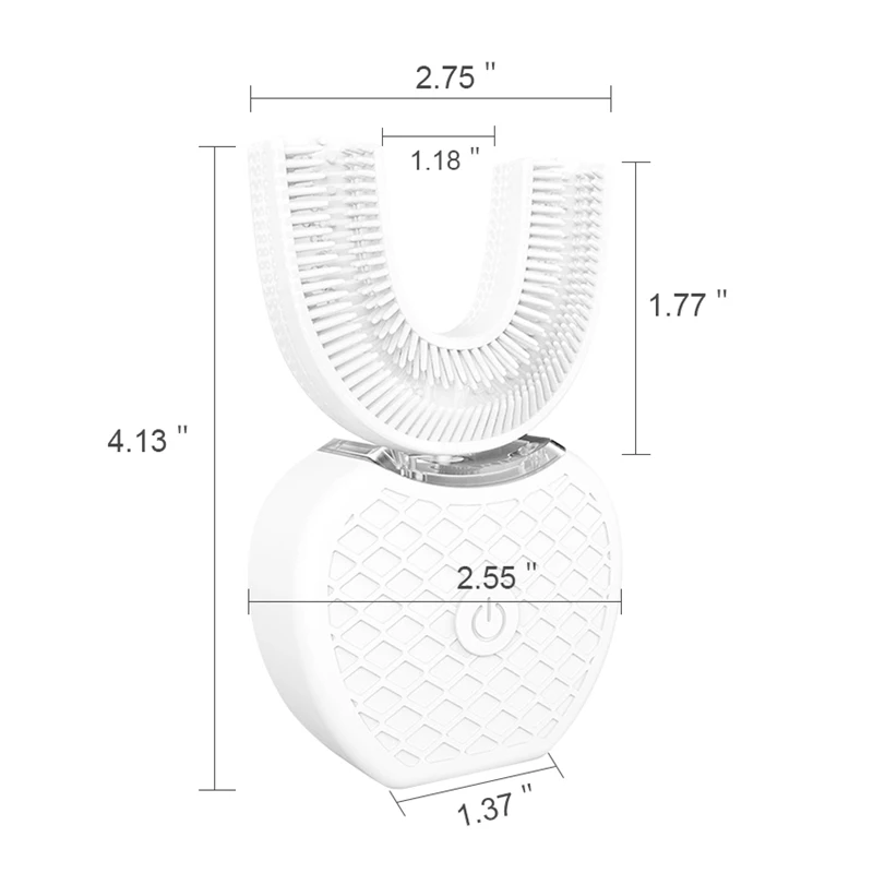 360° Automatic Sonic Electric Toothbrush Waterproof Intelligent U Type Automatic Tooth brush Whitening Electric Power Toothbrush 06