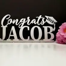 Индивидуальный Выпускной знак. Изготовленный На Заказ Поздравляю Град знак. Класс. Выпускной знак. Выпускной Стол центральная часть украшения. Град