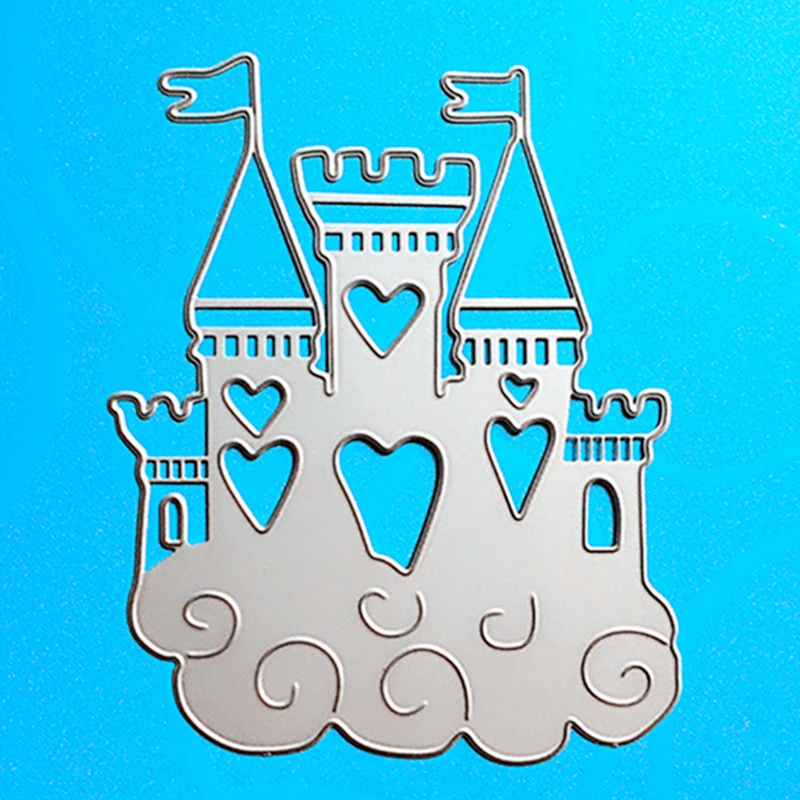 

YLCD594 Dream Castle Metal Cutting Dies For Scrapbooking Stencils DIY Album Cards Decoration Embossing Folder Die Cuts Template