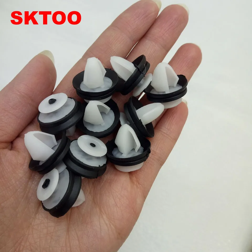 SKTOO 10 шт для Citroen C5 peugeot 307206508 панели для отделки дверей защелки двери клипсы на внутреннюю панель автомобиля с подкладкой зажимы-пистоны для закрепления дверной обивки