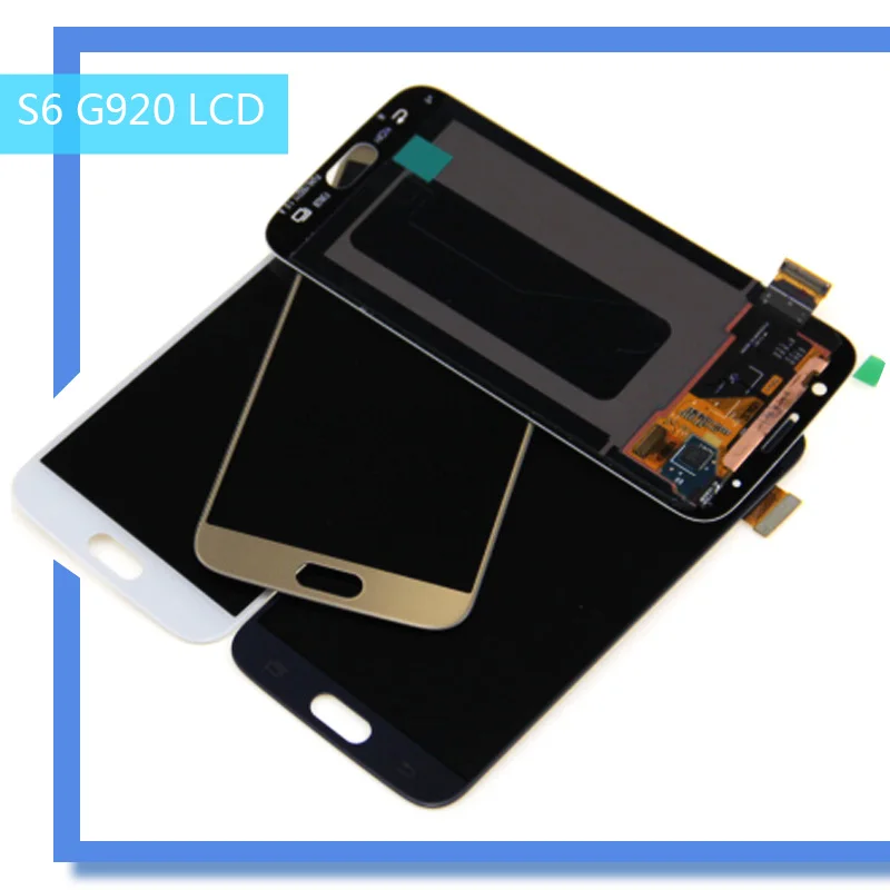 Супер AMOLED LCDs для Samsung GALAXY S6 G920 G920F ЖК дисплей кодирующий преобразователь
