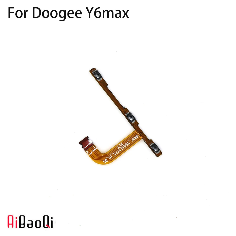 

AiBaoQi New Original Main Doogee Y6 max power on/off+ volume FPC Key up/down button flex cable FPC For Doogee Y6 max