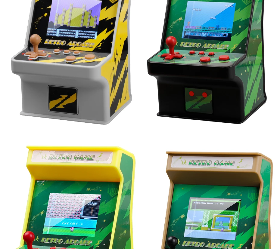 Ретро игровой 8 битный автомат Bittboy с двумя играми 256 встроенных игр портативная