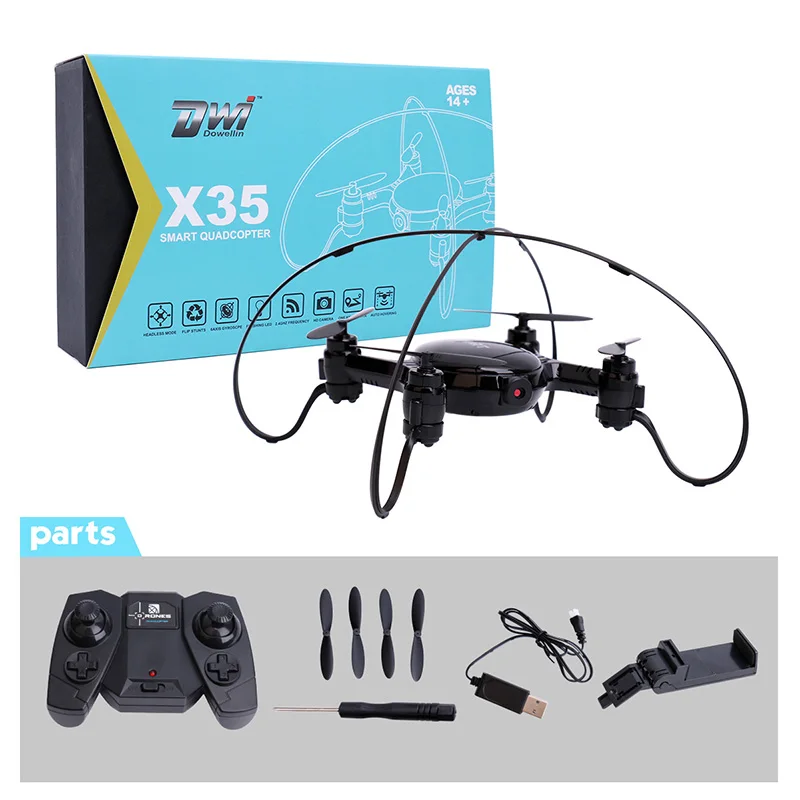RC Quadcopter Mini Drone with Camera 0.3MP 480P WiFi FPV Drone Dron Selfie Drone Altitude Hold Auto Hover RC Helicopter X35 RC Quadcopter Mini Drone with Camera 0.3MP 480P WiFi FPV Drone Dron Selfie Drone Altitude Hold Auto Hover RC Helicopter X35