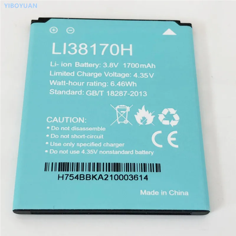 3.8V 1700mAh LI38170H Batteryin Mobile Phone Batteries from Cellphones