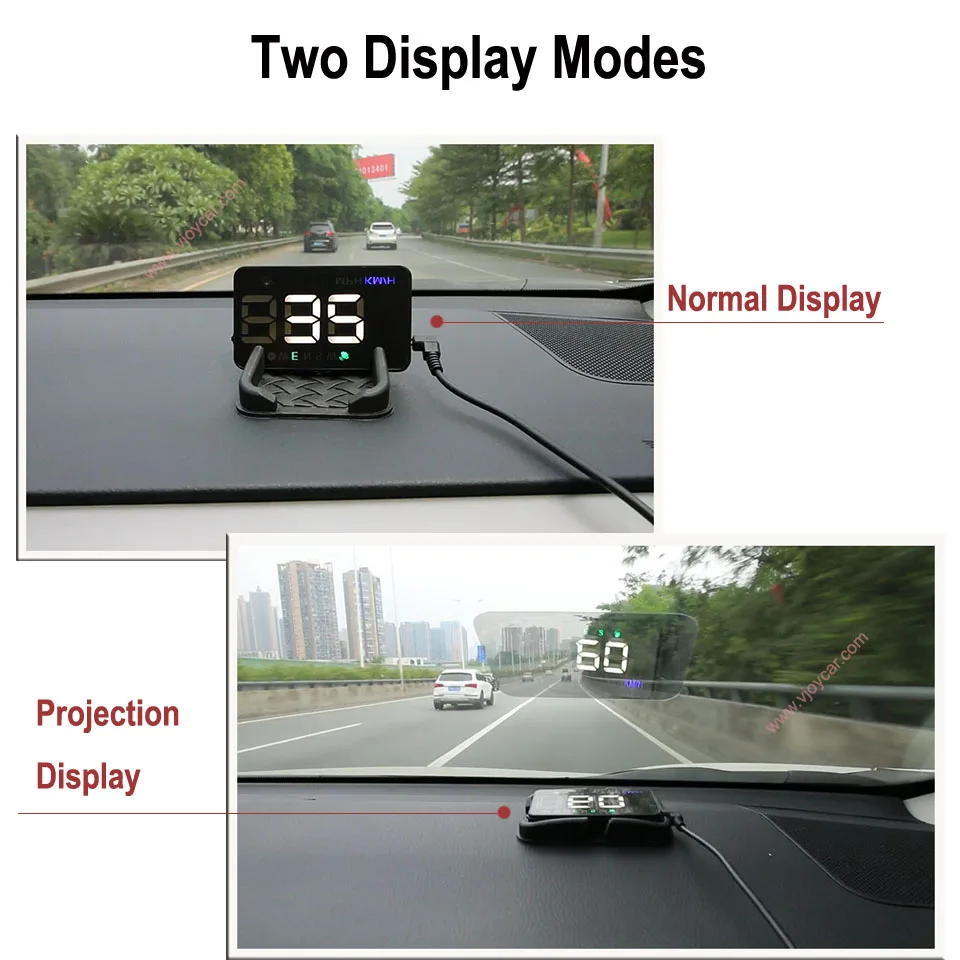 Китай Лучший Автомобиль HUD gps Спидометр головок дисплей цифровой превышения скорости сигнализации лобовое стекло проекция ветер стекло проектор км/ч MPH