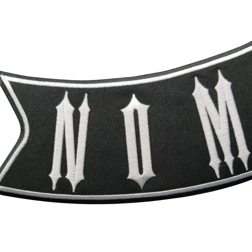 Night Rider Nomads Patch Full Set Embroidery Iron on Backing Jacket Motorcycle Custom DIY (2)