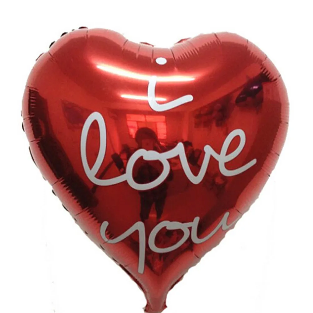 Large heart shape wedding balloons aluminum foil balloons wedding