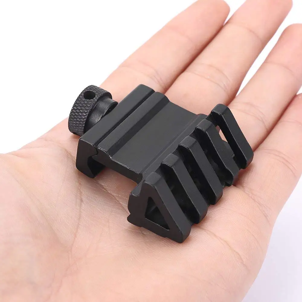 Tactical 45 Degree Picatinny Rail Mount for Laser Flashlight Torch Side