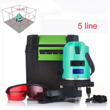 Определение уровня лазерный уровень 2/3/5 линий лазерный 360 ротационный лазерный уровень с лазером Одежда высшего качества заряжать лазерный красная линия выравнивания на открытом воздухе