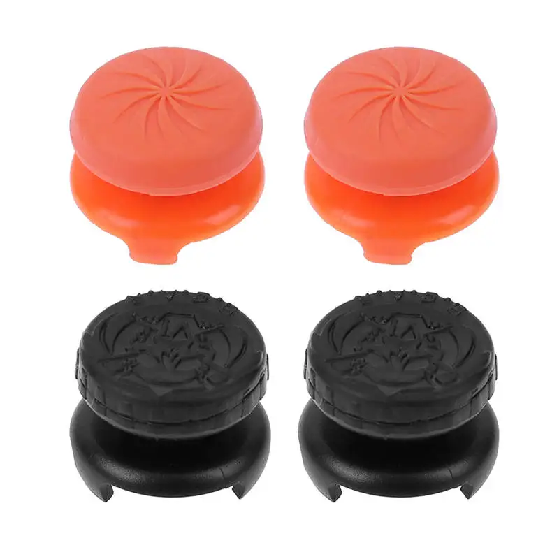 

2Pcs Double Rocker Enhanced Raised Silicone Rubber Analog Stick Thumb Grips for Playstation 4 PS4 Joystick Cover Caps Promotion