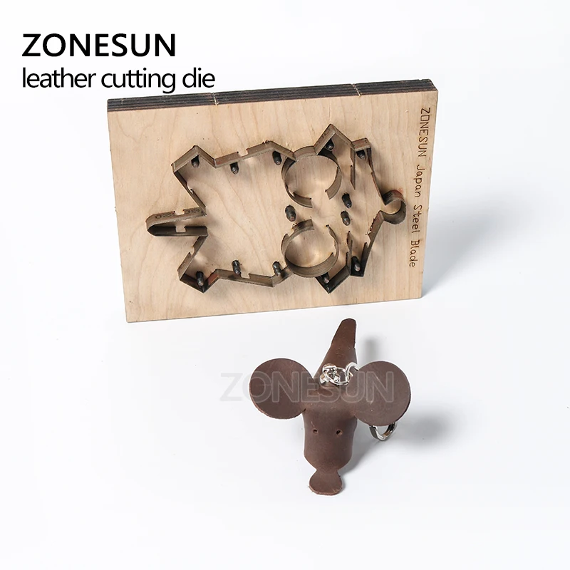 ZONESUN DIY подарок стальное лезвие правило мышь форма для резки нож инструмент
