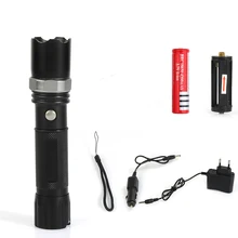 CREE XM L2 T6 font b Led b font font b Flashlight b font Portable Rechargeable
