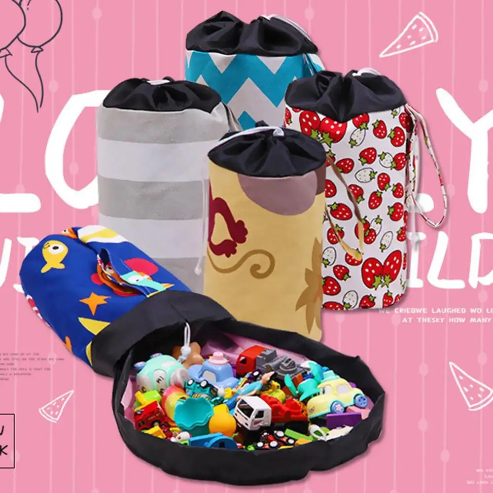 حقيبة التخزين تخزين دلو لعبة الإبداعية تخزين حقيبة التخزين الأطفال تخزين المحمولة دائم مفيدة