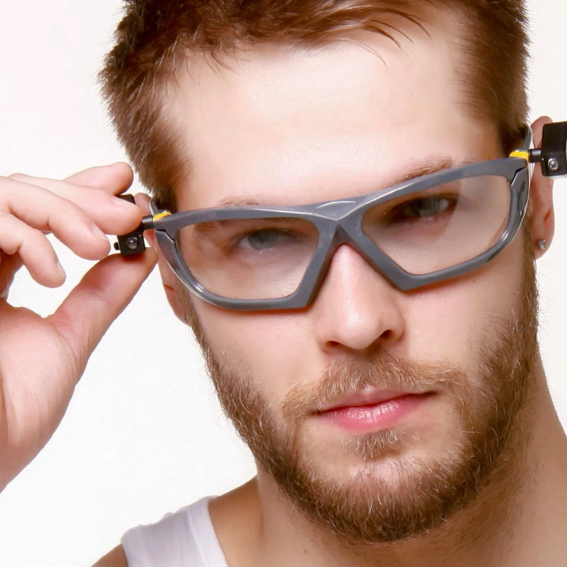 Защитные очки анти-ударные ночного видения светодиодный светильник очки для чтения лабораторные очки промышленная работа безопасность ночной езды ремонт