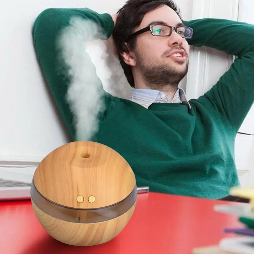 

2018 Air Aroma Essential Oil Diffuser LED Ultrasonic Aroma Aromatherapy Humidifier JA16