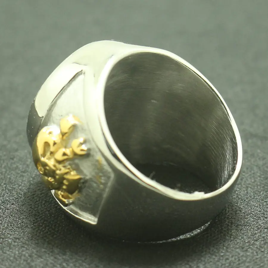 Мужская модель из нержавеющей стали 316L размеры от 7 до 15|skull ring|316l stainless steelsize 15 |