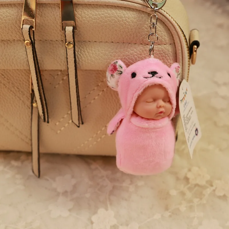 10 шт. 13 см мультфильм sleepy детские плюшевые маленькие брелок со стразами автомобиля кулон высокое качество прекрасная игрушка с наполнением подарок для девоче