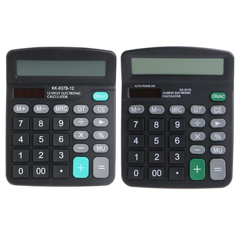 

2018 New Dual Power Solar & Battery Powered Desktop Desk Large Buttons Digit Calculator