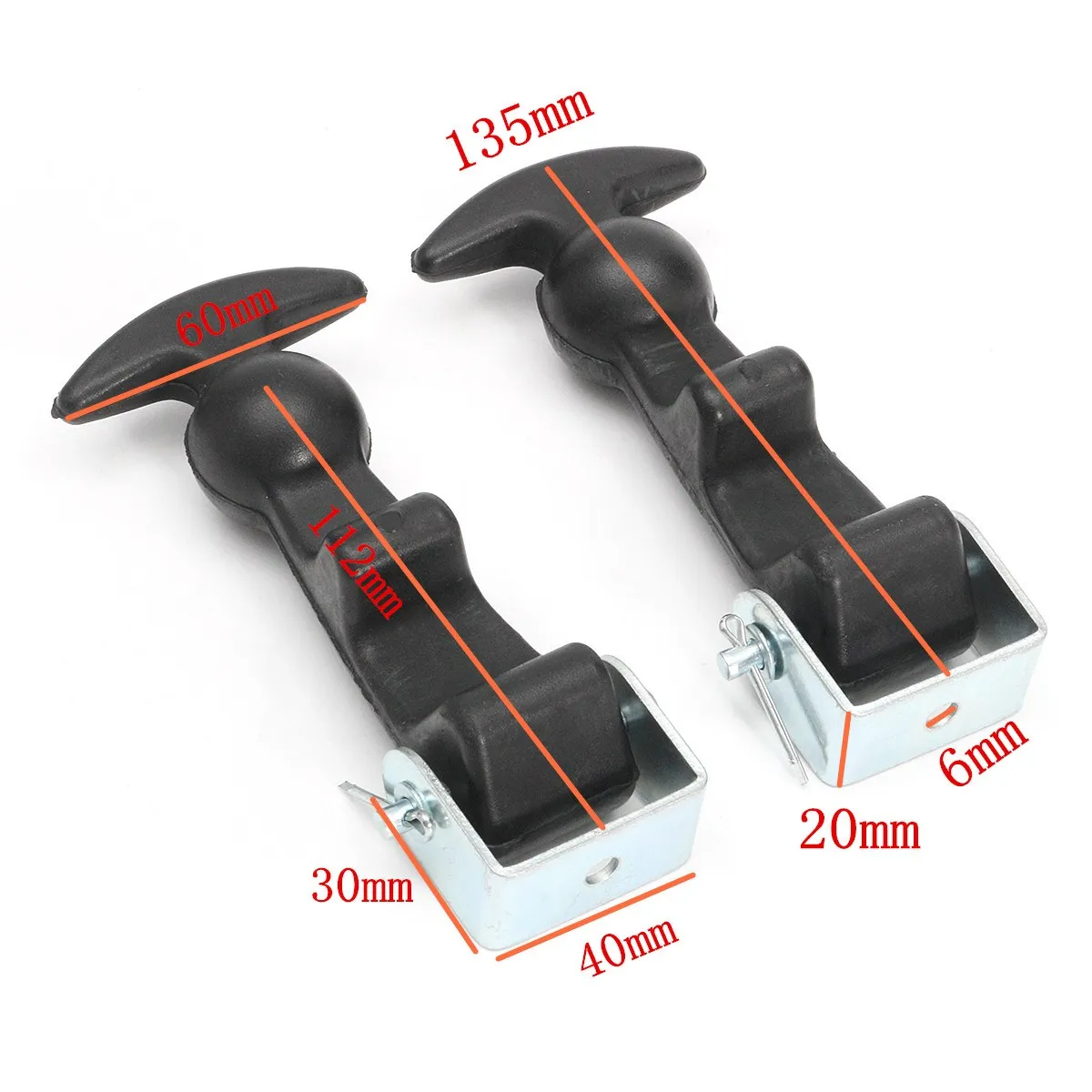 2 шт./компл. резиновые капот крепежа 112 мм дверная защелка вытяжная петля автомобиля Horsebox грузовик с прицепом